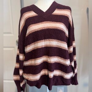 American Eagle oversized stripe sweater